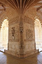 Miniatuur voor Bestand:Cloister corner of Mosteiro dos Jerónimos.jpg