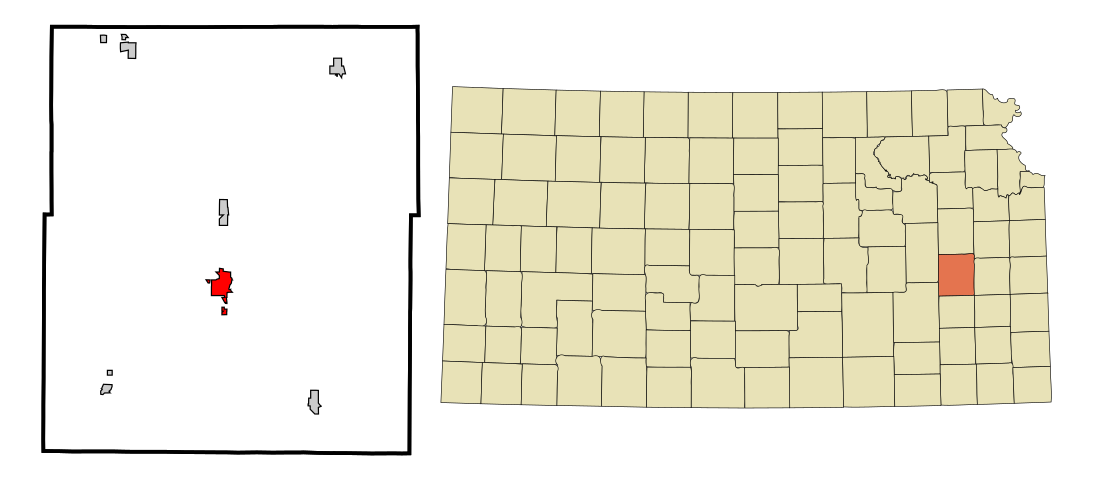 File:Coffey County Kansas Incorporated and Unincorporated areas Burlington Highlighted.svg