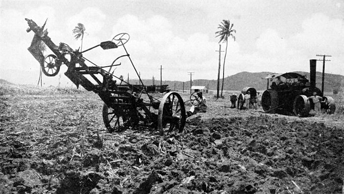 Collier's 1921 Porto Rico - plowing with modern machinery.jpg