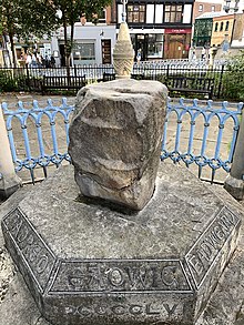 King Pronounciation Stone in Kingston, London Editorial Image