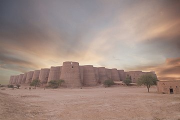 Derawar Wall located in Bahawalpur, Pakistan