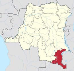 Provincia dell'Alto Katanga – Localizzazione