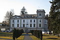 Čeština: Detailní pohled na zámek Tvoršovice, Tvoršovice, část města Bystřice, okr. Benešov. English: Detail view of Tvoršovice castle, Tvoršovice, Bystřice, Benešov District.