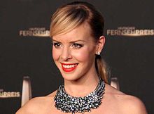 Isabel Edvardsson in October 2012 Deutscher Fernsehpreis 2012 - Isabel Edvardsson.jpg