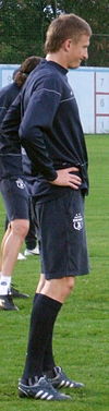 Goian at a training session with Steaua Bucharest Dorin Goian.jpg