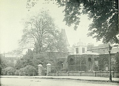 Exterior view in 1922