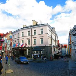 Corner of Dunkri and Rataskaevu Streets in Tallinn (Estonia), 2015