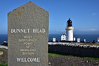 Most northerly point of mainland Britain.