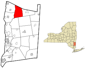 Dutchess County New York incorporated areas Milan highlighted.svg