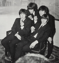 The Beatles earned their 18th UK number-one single in November of this year with "Now and Then", which topped the charts 60 years after the group earned their first number-one with "From Me to You", making this the longest gap between an artist's first and last number-one in UK chart history. Eiga-Joho-1966-February-1.png