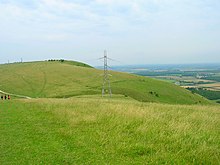 Electricity Pylon from Perching Hill Electricity Pylon from Perching Hill - geograph.org.uk - 495631.jpg