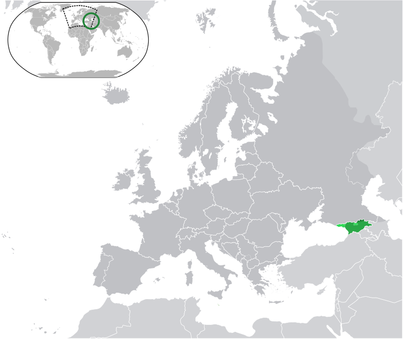 Georgia - Localizzazione