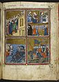English: Exodus golden haggadah עברית: יציאת מצרים, הגדת הזהב, 1320
