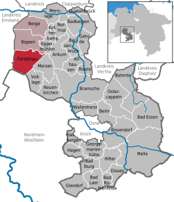 Poziția localității Fürstenau