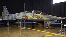 F-5B in Royal Thai Air Force Museum, the first F-5B produced