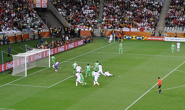 Algeria vs England in the 2010 FIFA World Cup