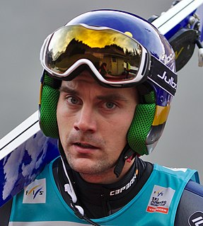 Anssi Koivuranta Finnish ski jumper and Nordic combined athlete