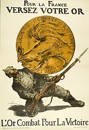 Affiche d'Abel Faivre (1915) - 1er emprunt national.