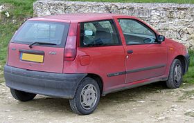 Fiat Punto Cult, 1ère génération, (Vue arrière).