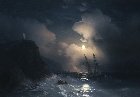 Tempest by Sounion (1856)
