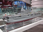 Model of a 20,000 ton navy ship