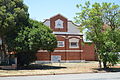 English: The former Masonic hall in Finley, New South Wales, now a Christian Revival Centre