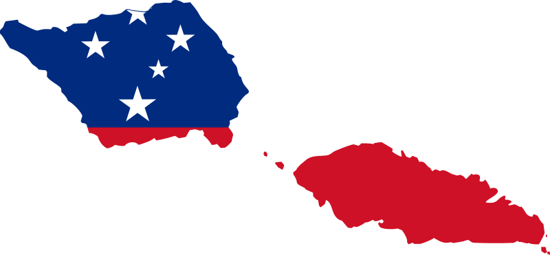 File:Flag-map of Samoa.svg