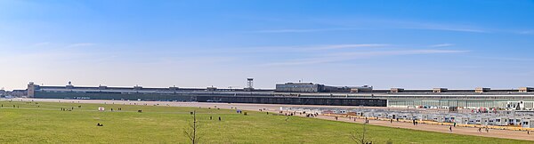 Tempelhof Airport Berlin panorama (2019)