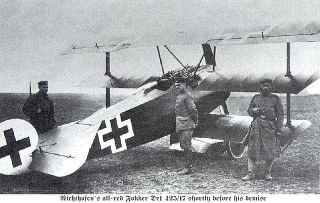 Richthofen's all-red Fokker Dr.I