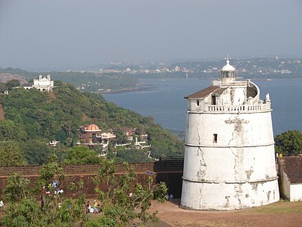 Farol da Fortaleza da Aguada, Goa, India