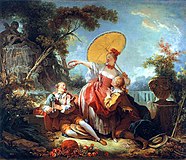 恋人の戴冠（1754-1755年頃、ウォレス・コレクション）
