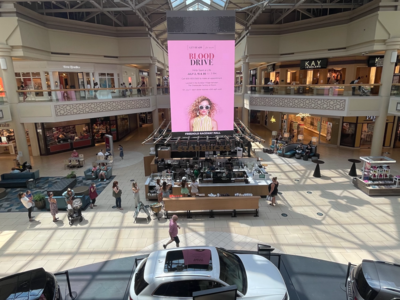 Freehold Raceway Mall center court as it appears, Summer 2021