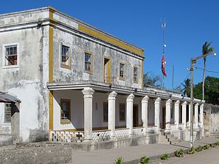 Budynek z czasów kolonialnych, obecnie siedziba FRELIMO (2016)