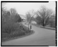 General view, facing southeast. - Dubbs Bridge, Spinnerstown Road (State Route 2031) spanning Hosensack Creek, Dillingerville, Lehigh County, PA HAER PA,39-DILL.V,1-2.tif