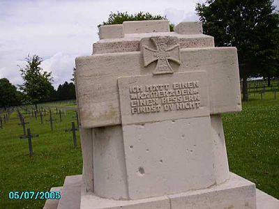 German memorial in "La Maison Blanche" German Memorial 2.jpg