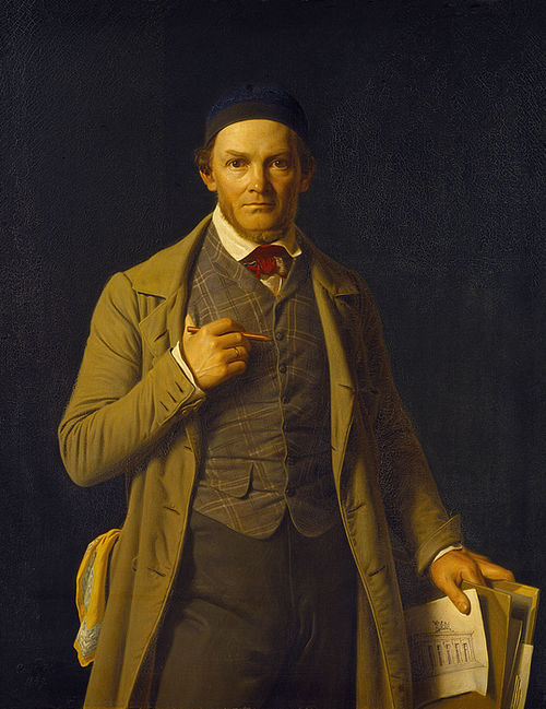 Constantin Hansen, Portrait of Gottlieb Bindesbøll, 1840