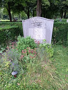Das Grab von Hans Baur und seiner Ehefrau Centa im Familiengrab auf dem Westfriedhof (München)