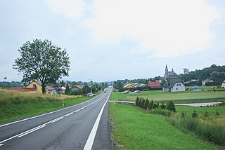 Grabownica Starzeńska Village in Subcarpathian, Poland