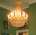 Lampadario francese del XIX secolo che si trova nella Green Room della Casa Bianca