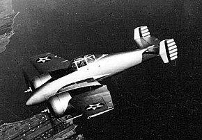 飛行するXP-50-GU 40-3057号機 (撮影年不詳)