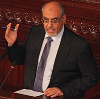 Hamadi Jebali обяснява композицията на son gouvernement.jpg