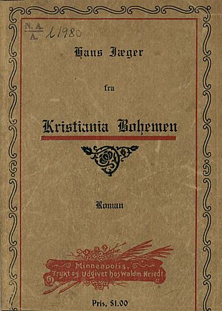 <i>Fra Kristiania-Bohêmen</i> Novel