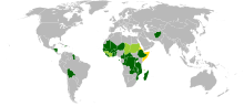 The states recognized as the heavily indebted poor countries (HIPC).
.mw-parser-output .legend{page-break-inside:avoid;break-inside:avoid-column}.mw-parser-output .legend-color{display:inline-block;min-width:1.25em;height:1.25em;line-height:1.25;margin:1px 0;text-align:center;border:1px solid black;background-color:transparent;color:black}.mw-parser-output .legend-text{}
Countries qualifying for full HIPC relief.
Countries qualifying for partial HIPC relief.
Countries eligible for HIPC relief but not yet meeting the necessary conditions. Heavily Indebted Poor Countries As of 29 Jan 2021.svg