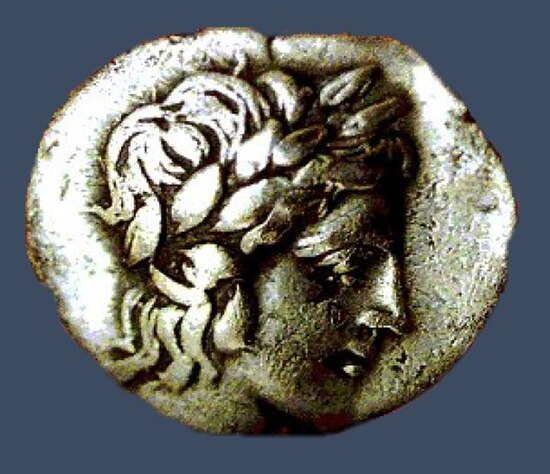 A coin from Helike