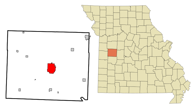 File:Henry County Missouri Incorporated and Unincorporated areas Clinton Highlighted.svg