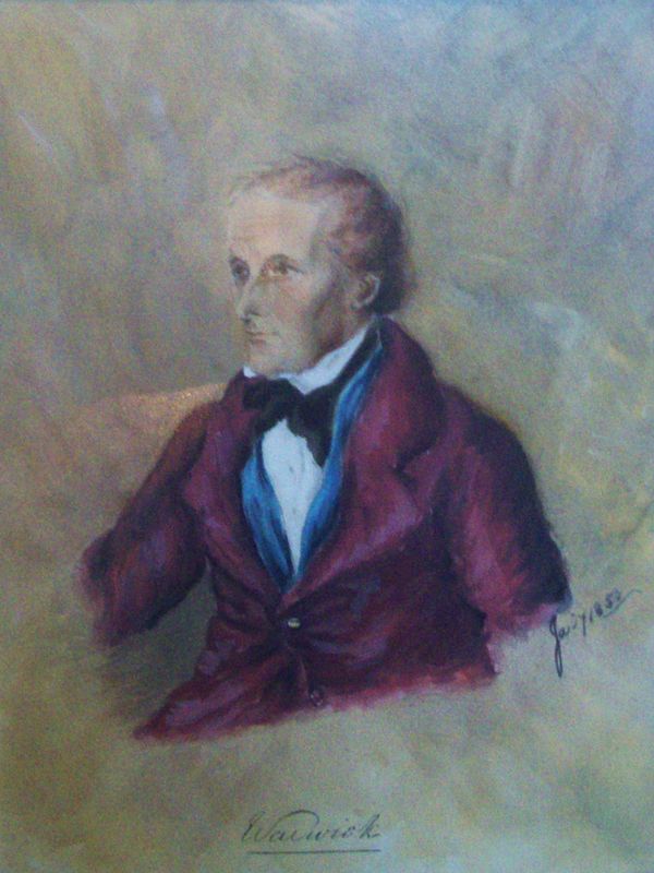 Portrait of Henry Greville by Lady Anne Greville, January 1852.