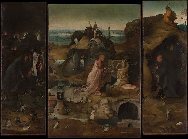 Hieronymus Bosch The Hermit Saints, 86 × 120 cm