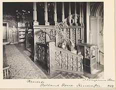 Holland House in 1907 by J. Benjamin Stone - Staircase.jpg