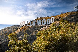 Hollywood-kyltti vuonna 2022.