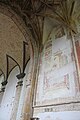 Restaurátorsky odkrytá freska v presbytáři